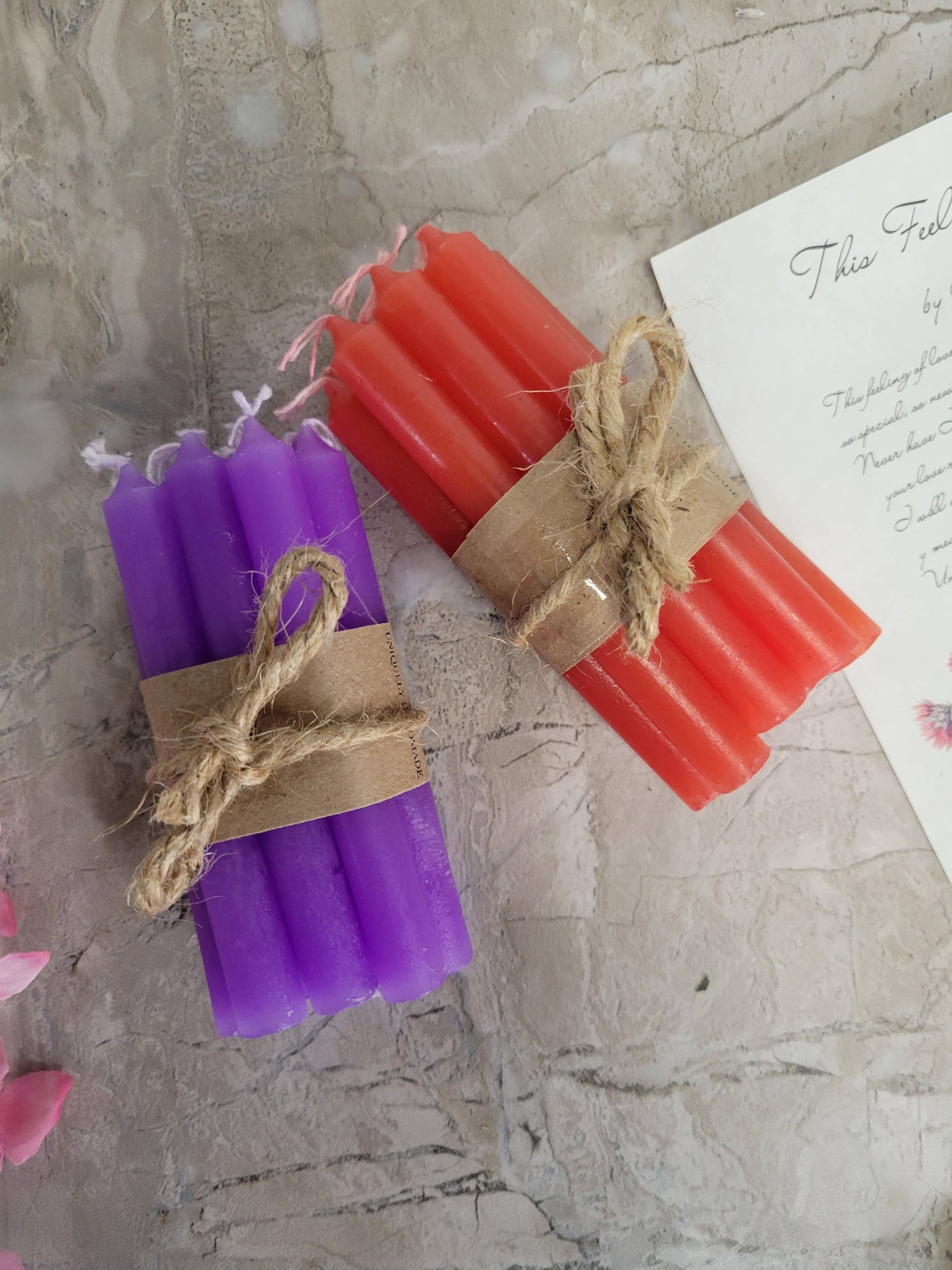 Colored spell candles, Chime Candle 4 Inches
