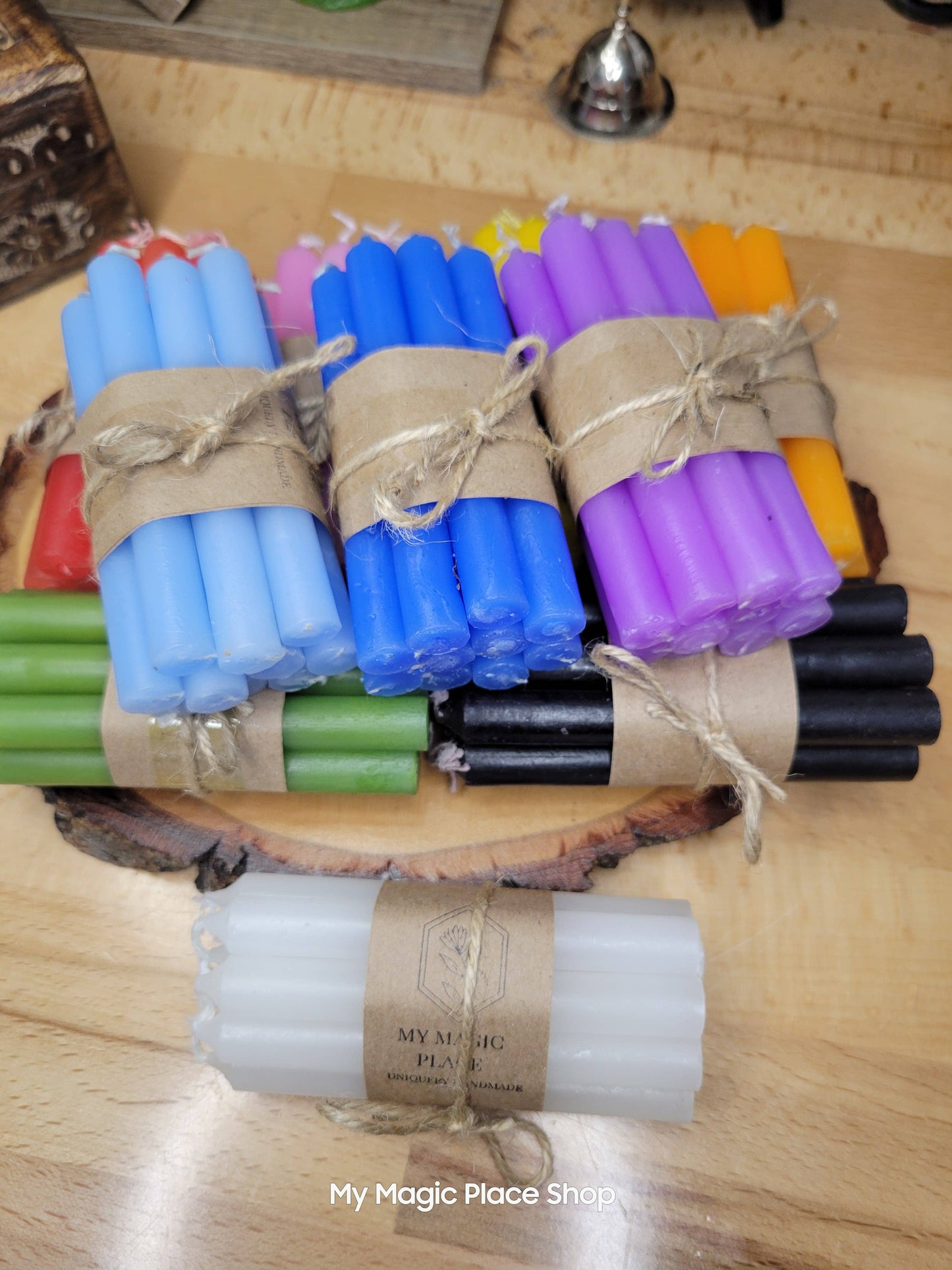 Colored spell candles, Chime Candle 4 Inches