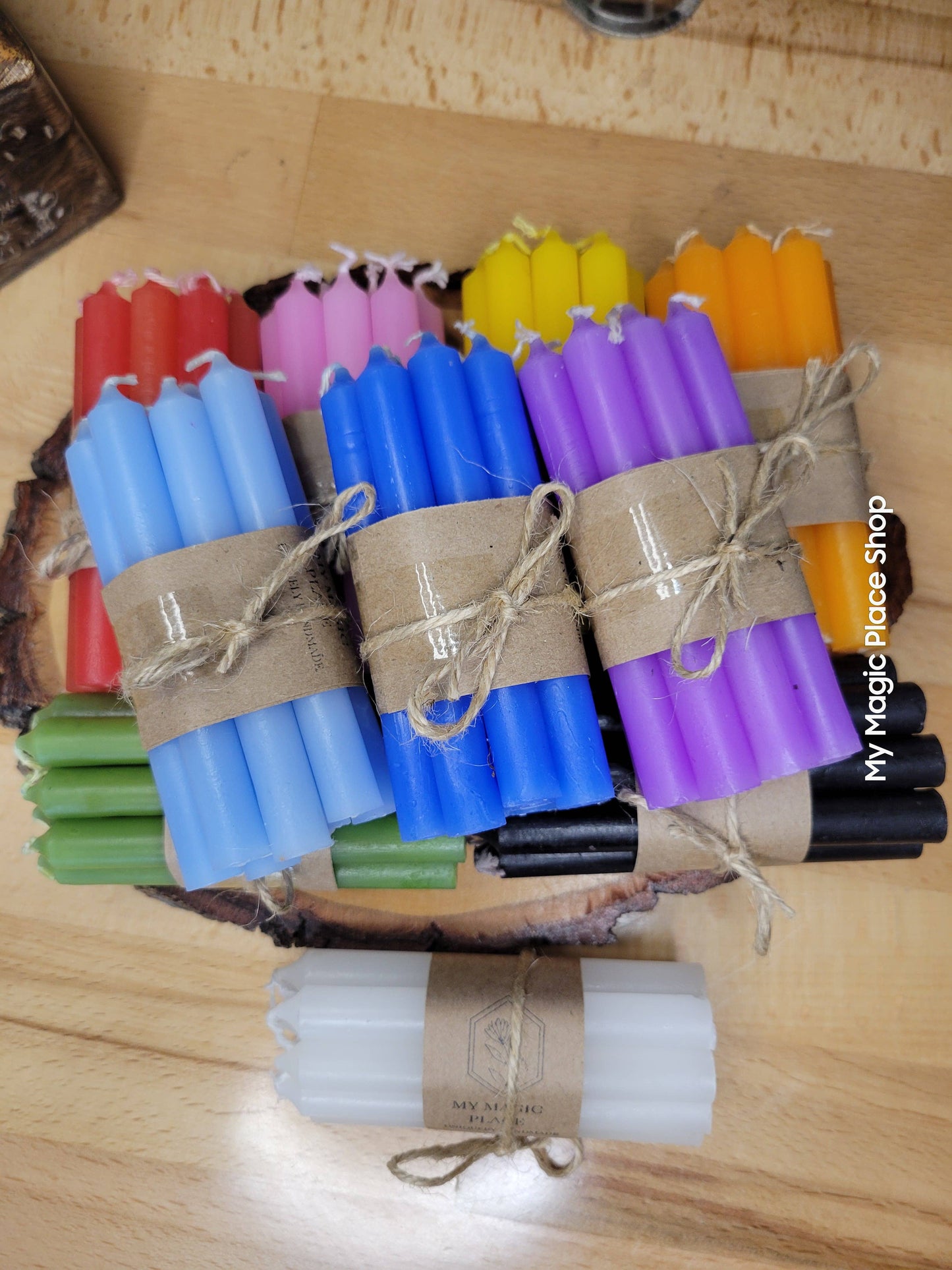 Colored spell candles, Chime Candle 4 Inches